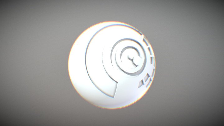 Shaderball Logo No Normals Smoothgroups 3D Model