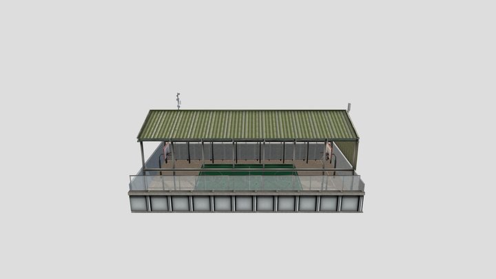 KLBuildingAreaC_C0015海軍室內籃球場 3D Model