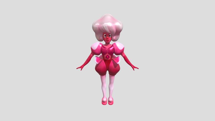 Diamante Rosa 3D Model