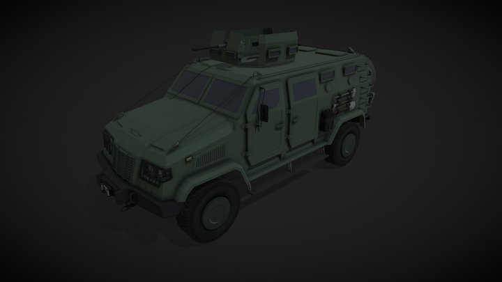 Kozak-2M 3D Model
