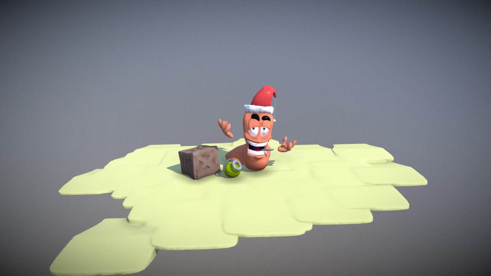 Worms 3D Christmas