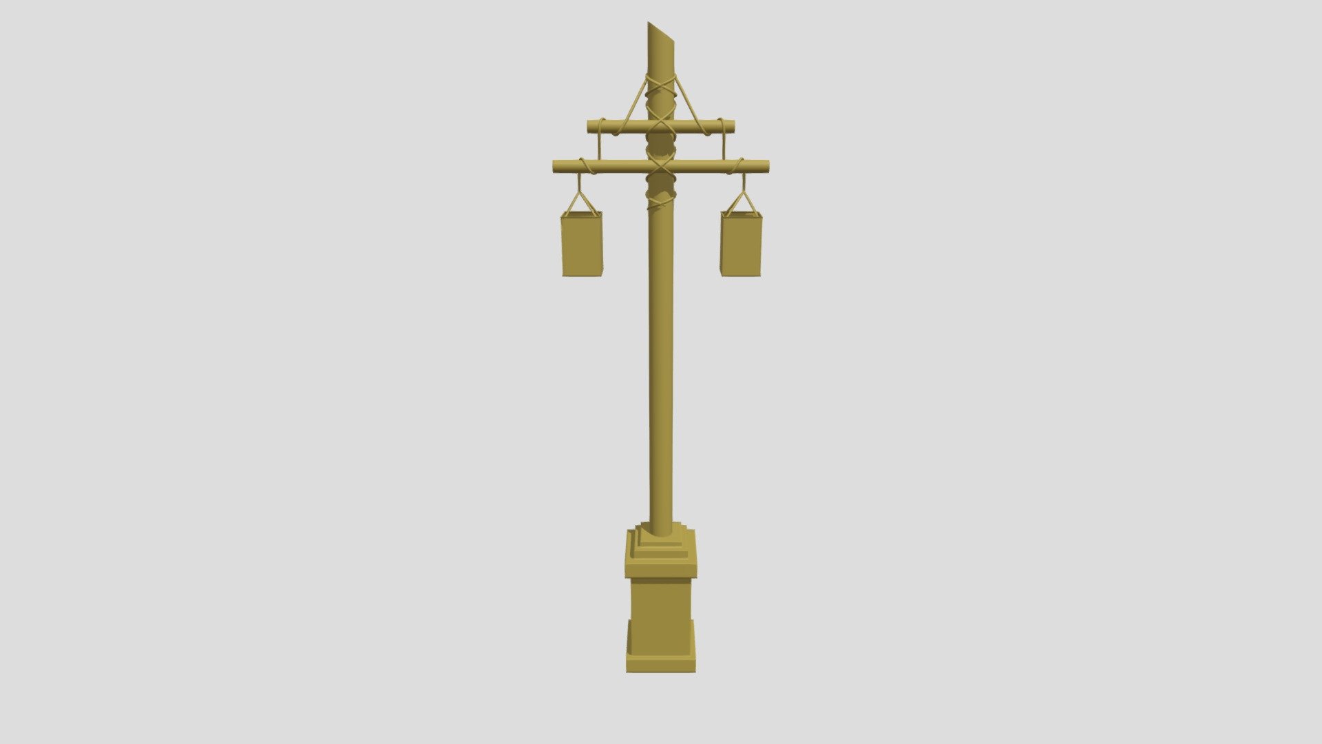 Street Lattern — Sketchfab embed 3D viewer