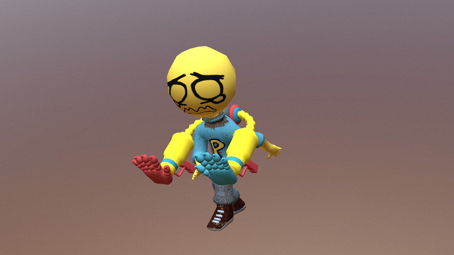 Staff Popy playtime Run - 3D model by Nguyen.Thang [699da88] - Sketchfab