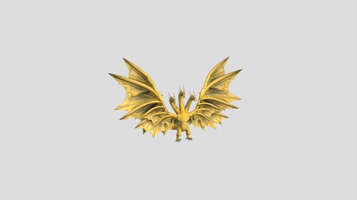 king-ghidorah-2019-spore-creature 3D Model