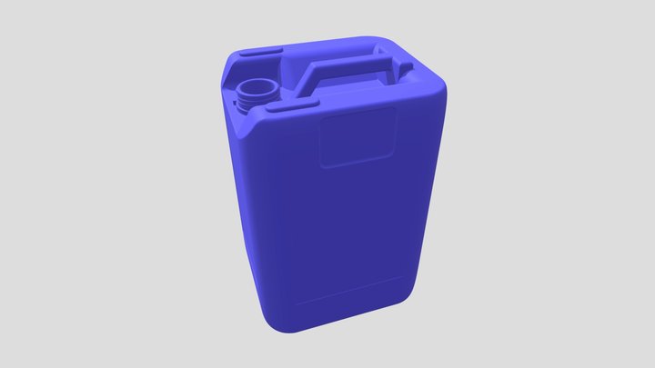 Contenedor Azul_Greif Colombia 3D Model