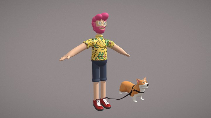 minimal character 3D Model