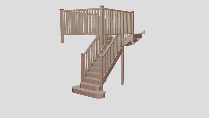 1 Lighthouse Lane - Staircase #2 3D Model