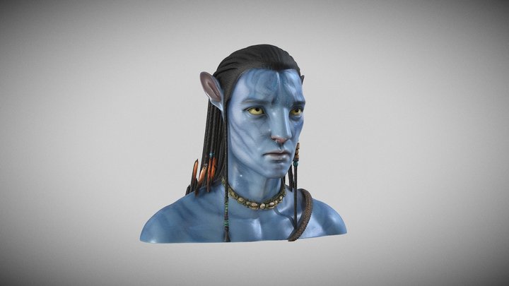 Face Jake Sully 3D Model