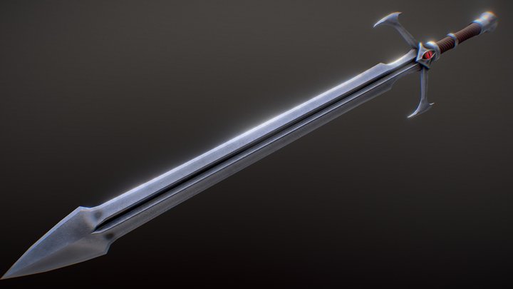 Hexblade Longsword 3D Model