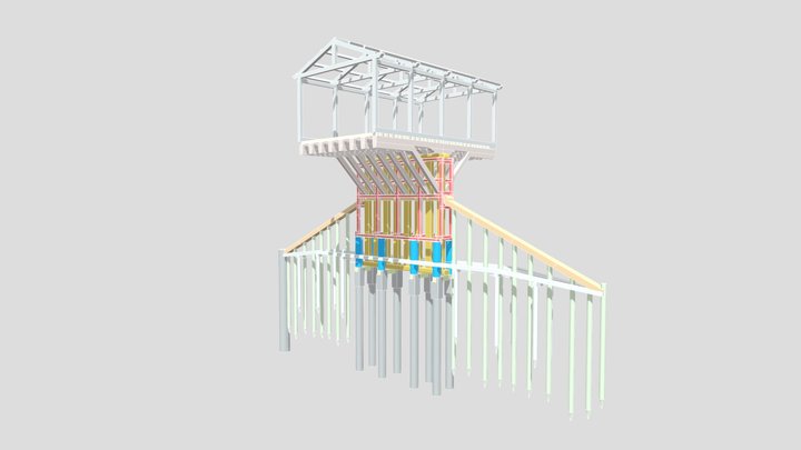 Ponte Degli Alpini - Consolidamento 3D Model