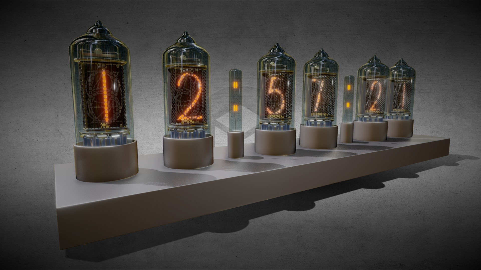 XYZ draftpunk homework detailing Nixie tube