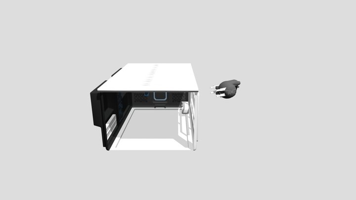 SiFi Scene Hallway 3D Model