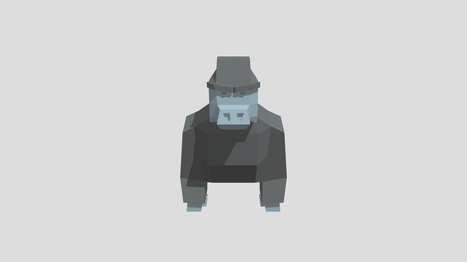 Gorilla from Poly by Google