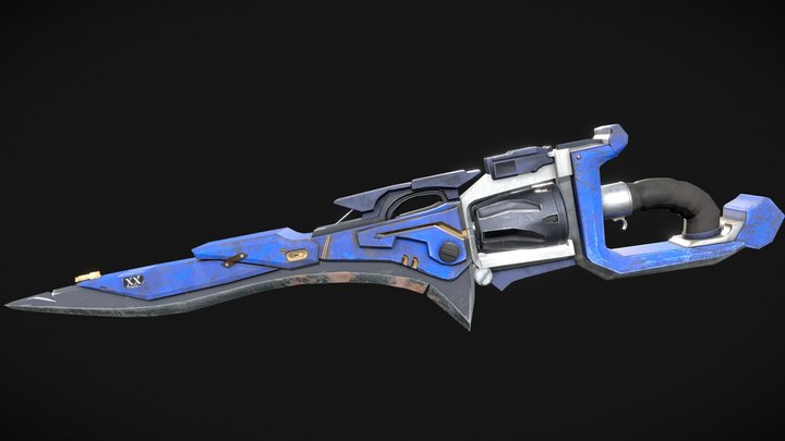 Gunblade prototype 20 - GAP Exam 3D Model