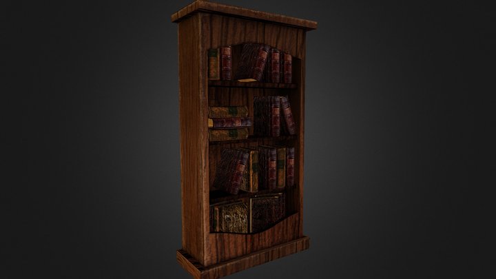 Book Shelf - by IGORLMAX 3D Model