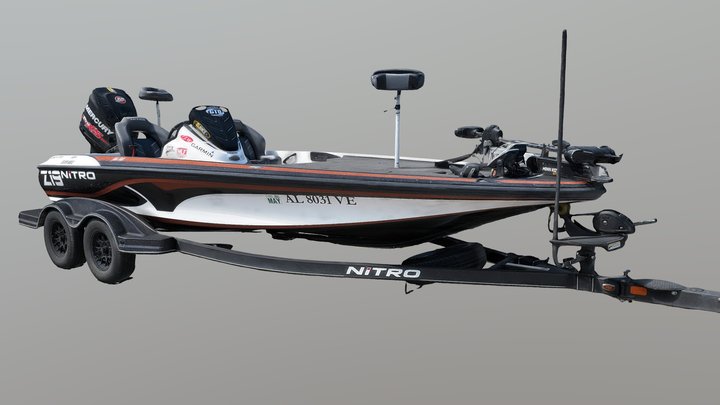 Nitro Z19 Bass Boat 3D Model