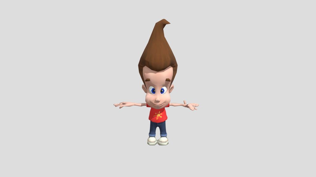 jimmy neutron rigged mixamo for unity