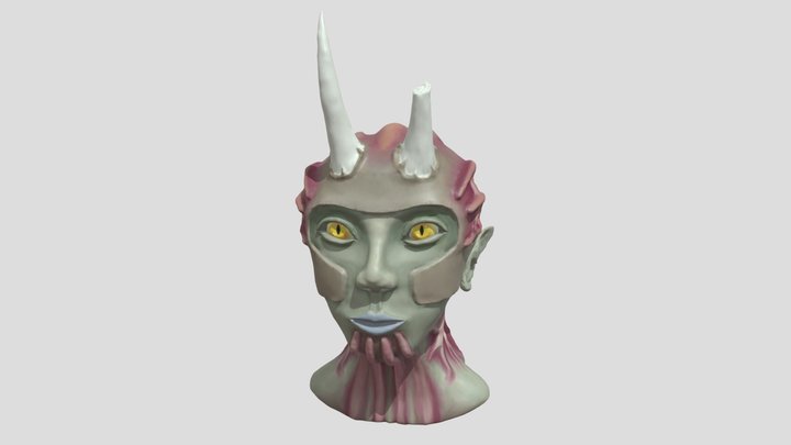 3D_ Highpoly-sculpt_head 3D Model