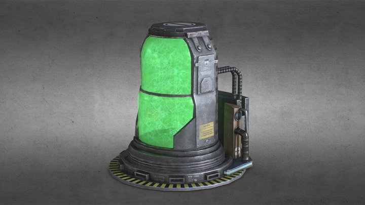 Gameready_Scifi_Specimen 3D Model