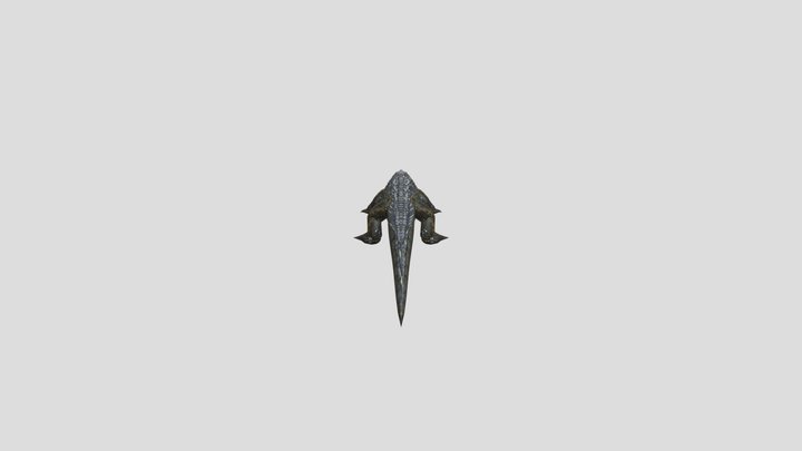 The Lost World Arcade Deinosuchus 3D Model