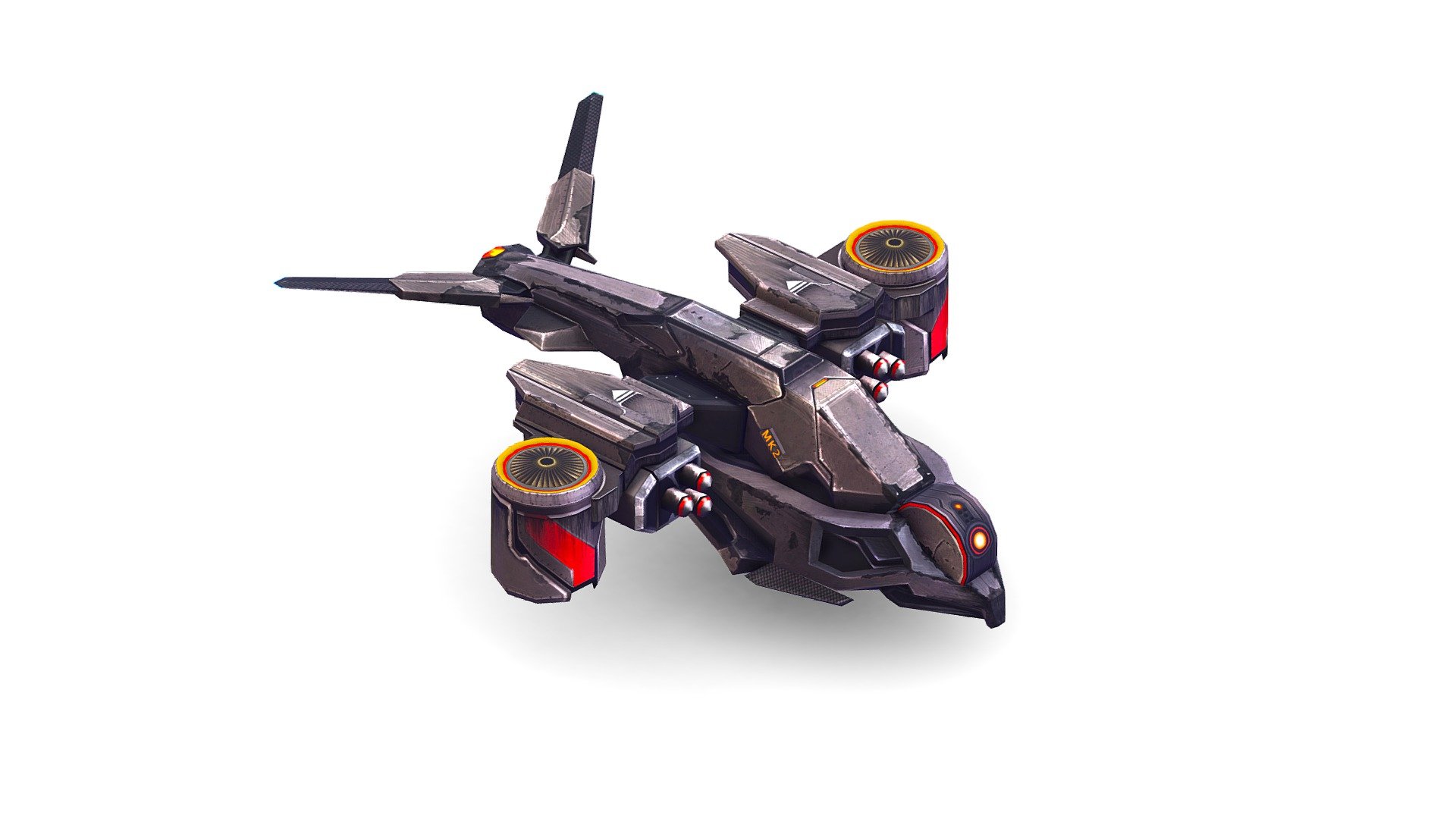 Low Poly 3d Model Flying Military Drone - Buy Royalty Free 3D model by ...