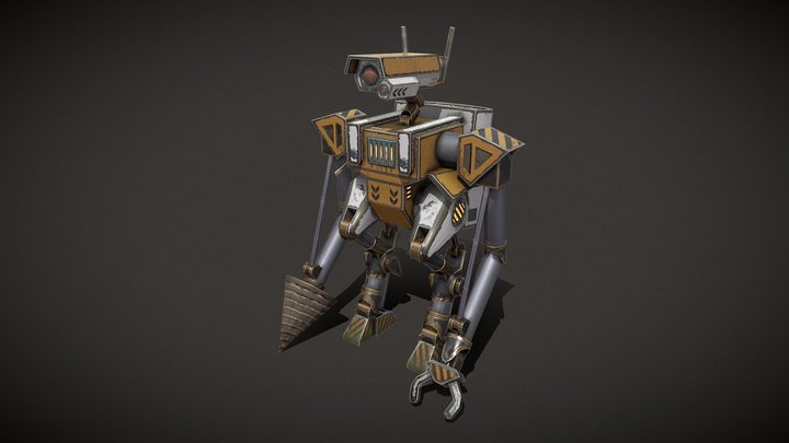 DAE robuddy - Dusty Delver robot 3D Model