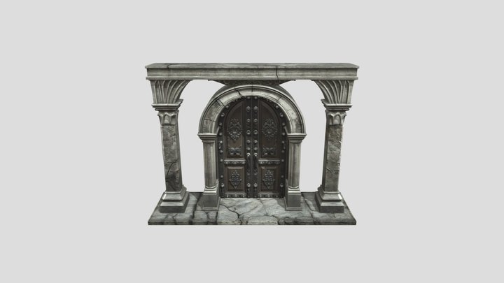Ironbound door – Free 3D Model STL