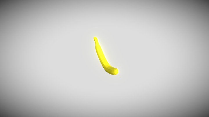 bannana 2 3D Model