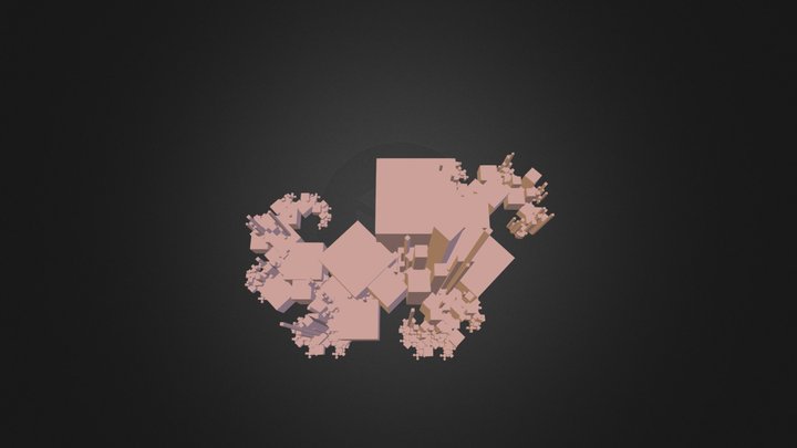 Fractal Dragon 3D Model