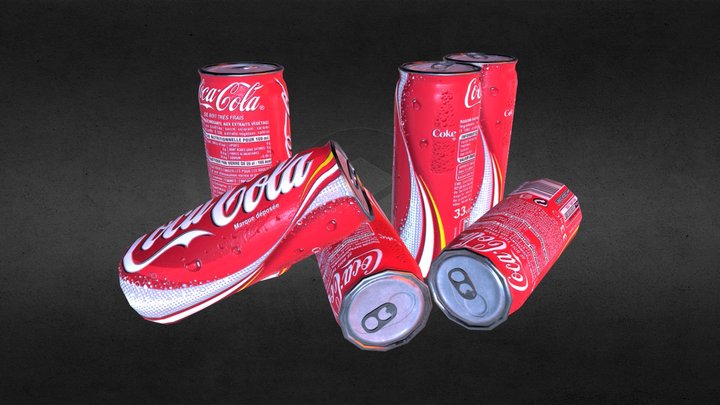 Lata Coca Cola 3D Model
