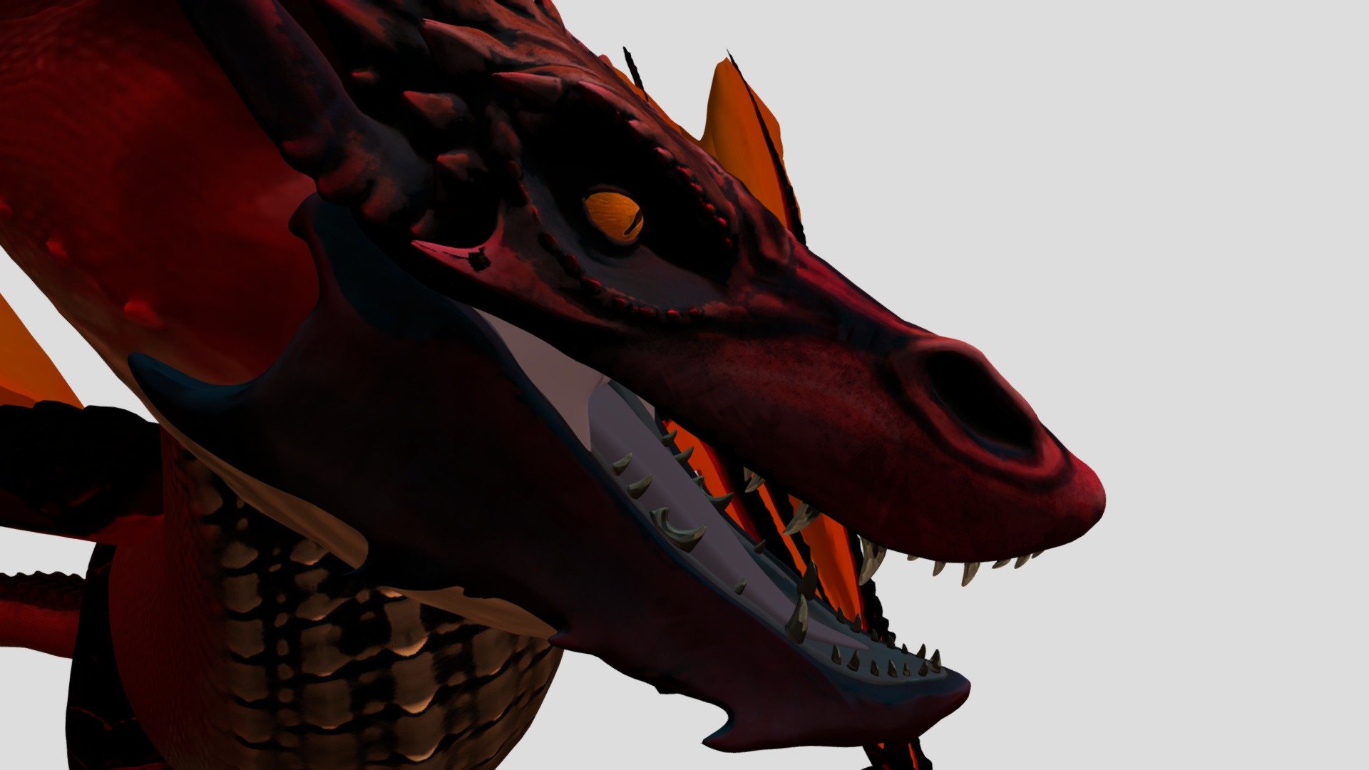 Hand Painted Smaug - 3D model by willyson23 [69b58c9] - Sketchfab