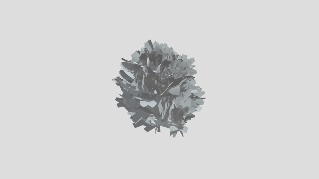 Bush Lowpoly Animated