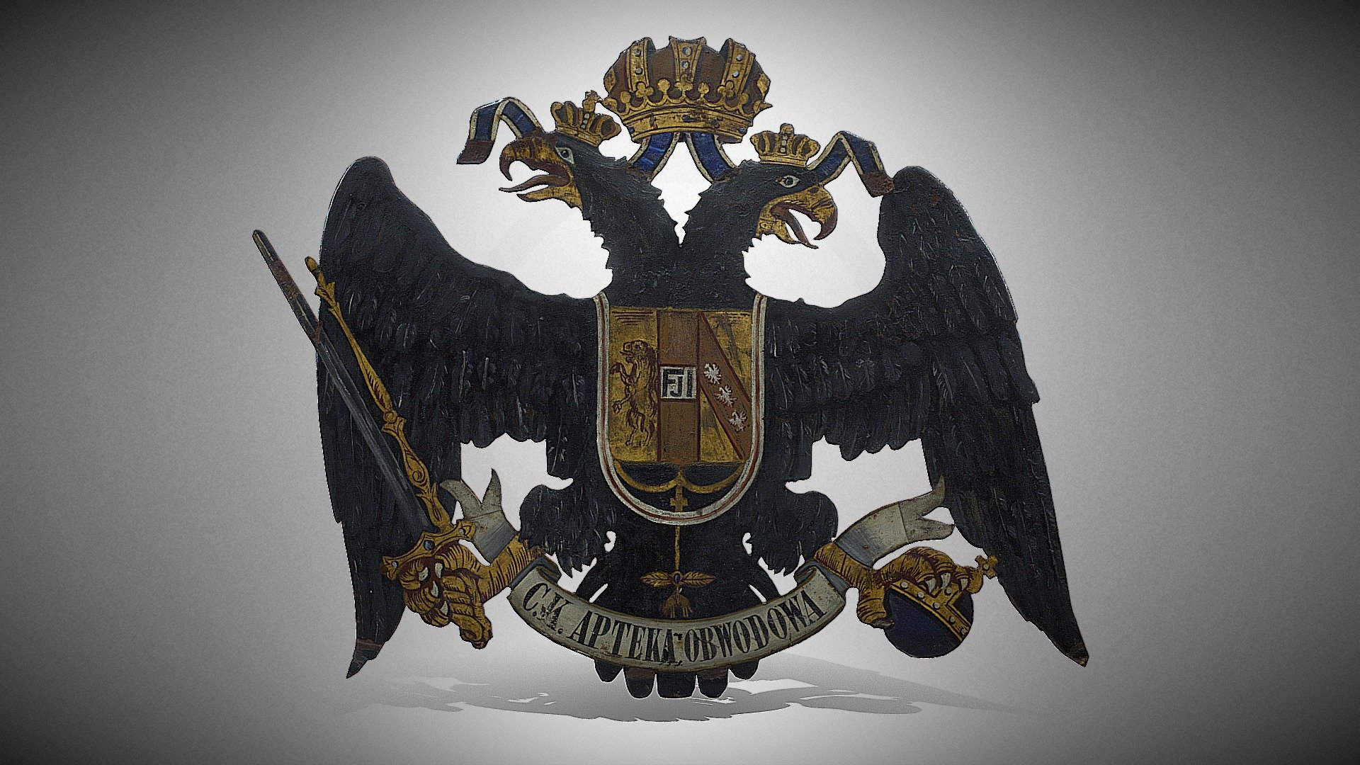 National emblem of the Austrian Empire - Download Free 3D model by ...