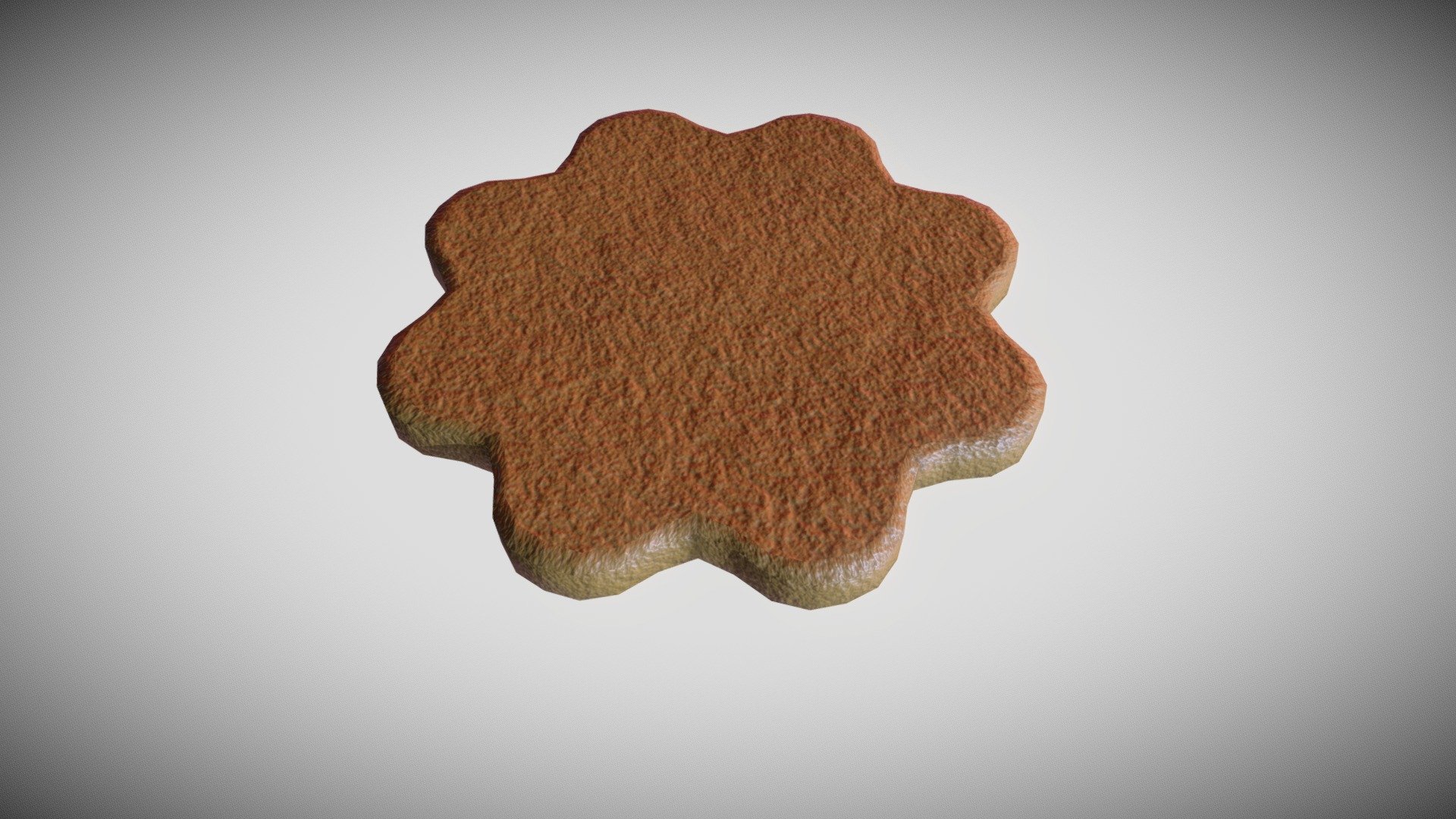 Gingerbread low poly high poly and printable - Buy Royalty Free 3D ...