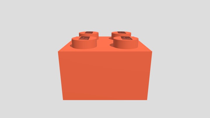 Lego brick 3D Model