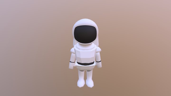 Astronaut Idle Animation 3D Model