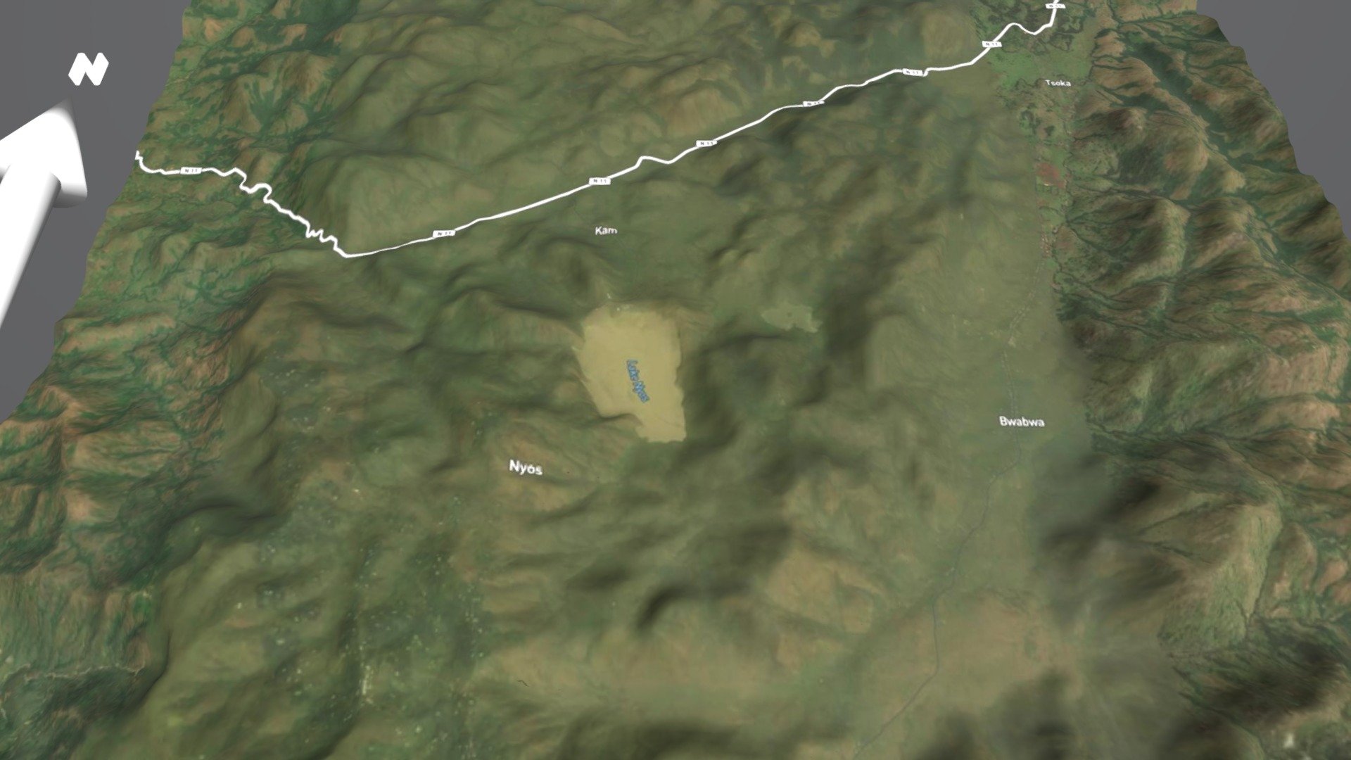 Lake Nyos, Cameroon