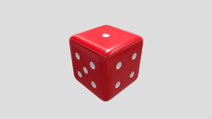 Red Dice 3D Model