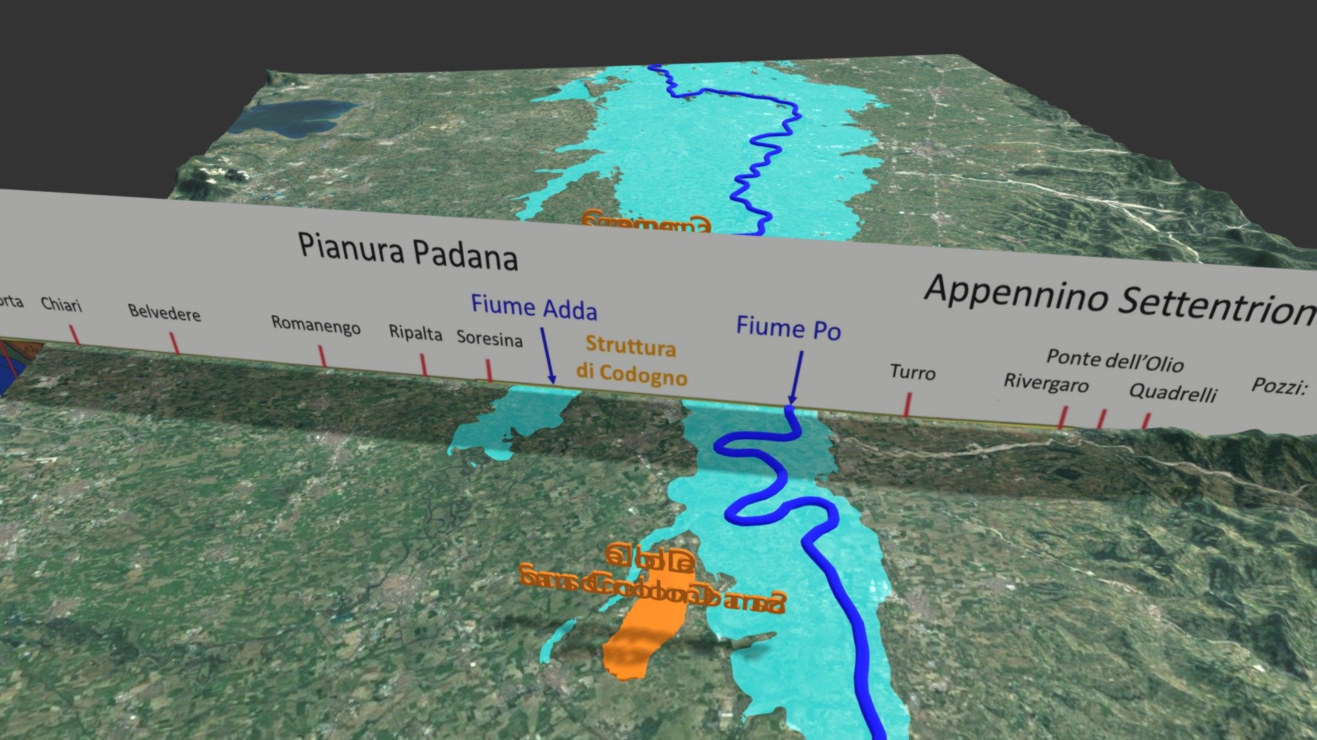 Fiume Po e Fondazione di Piacenza e Cremona