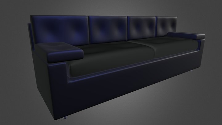 Modern sofa 3D Model