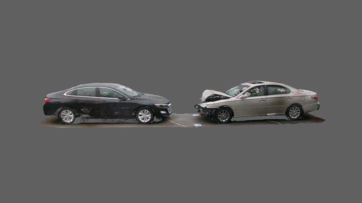 Car Crash (Dot3D, RealSense D415, 8% of pts) 3D Model