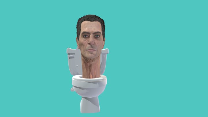 skibidi toilet (boss man) 3D Model