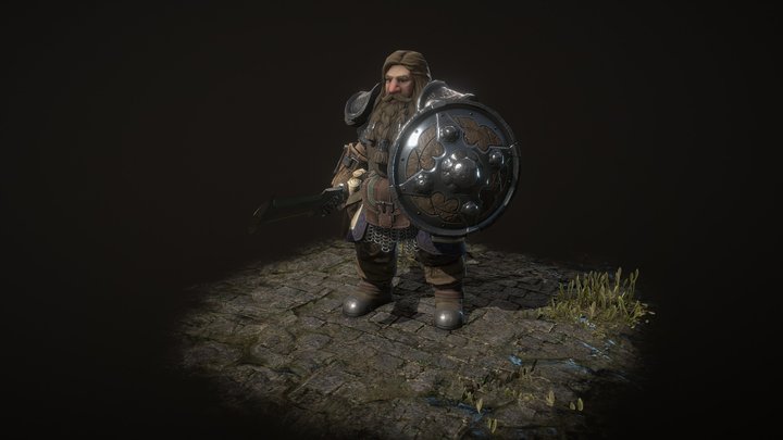 SpellForce 3 — Isgrimm the Smith 3D Model