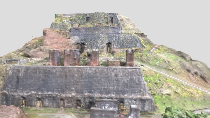 Abandoned Besshi mine, Tonaru zone 3D Model