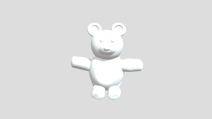 finished bear 3D Model