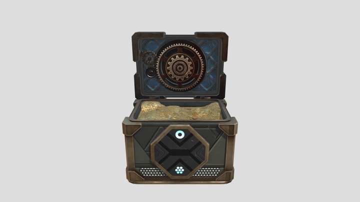 Arcane Chest 3D Model