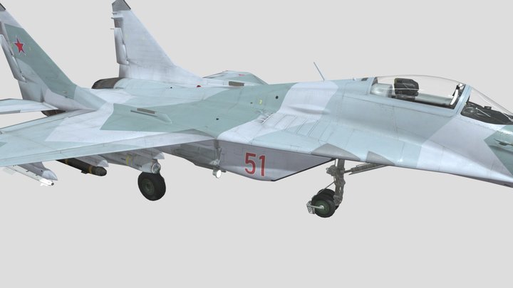MiG-29SMP - Armado 3D Model