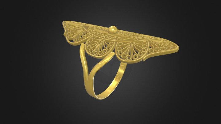Ampelatra ni filigrani 3D Model
