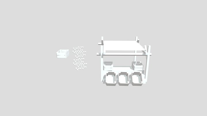 bancarella 3D Model