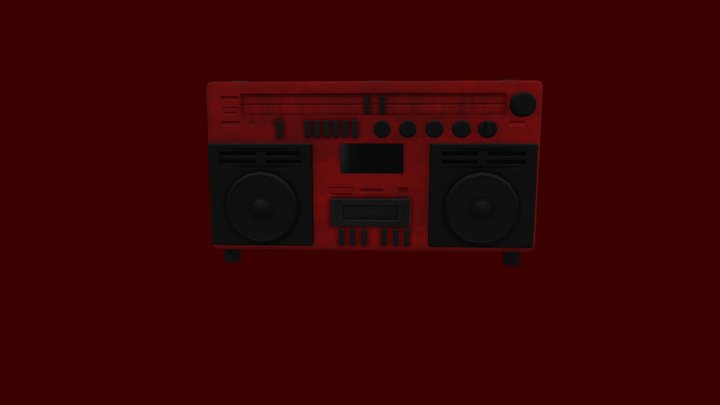Deadpool Boombox 3D Model